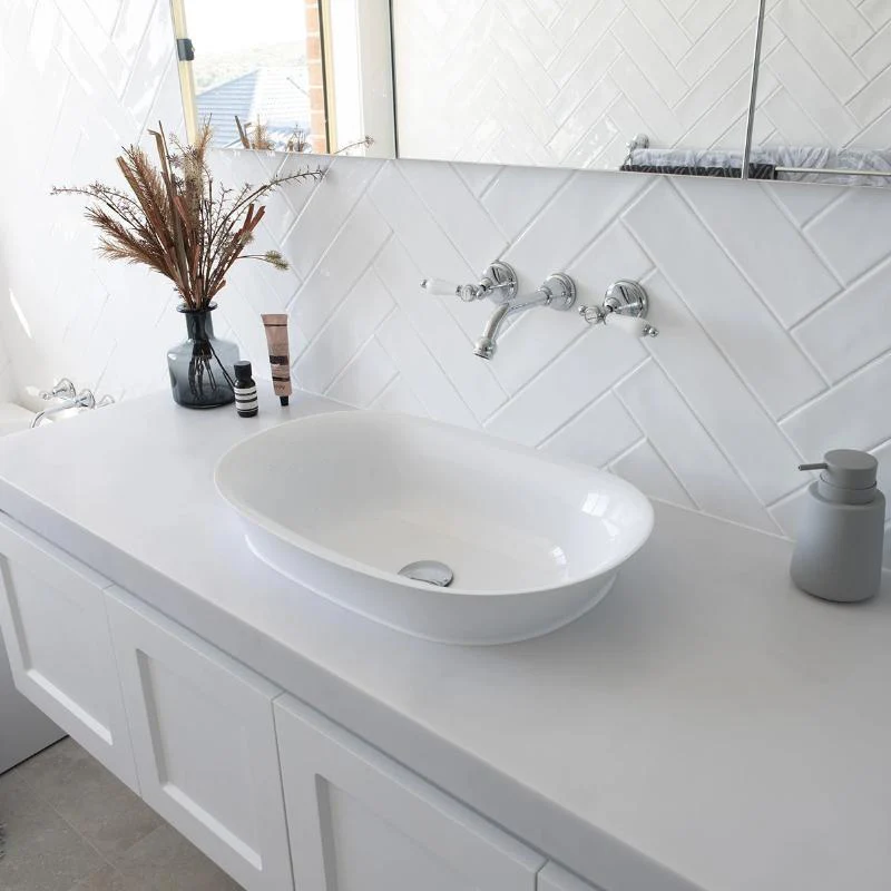 ADP Rise Semi Inset Cast Marble Basin - Image 2
