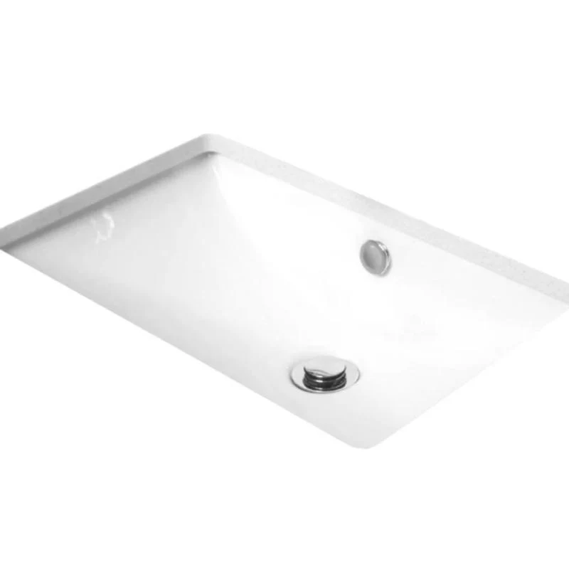 ADP Scoop Undermount Ceramic Basin - White Gloss - Image 2