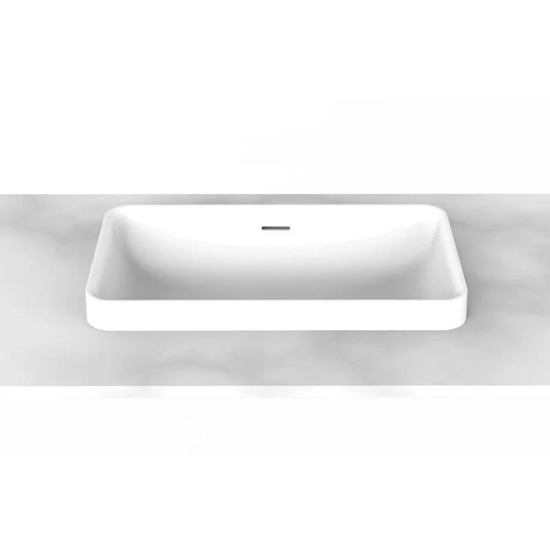 ADP Zeya Semi Inset Solid Surface Basin - Image 2
