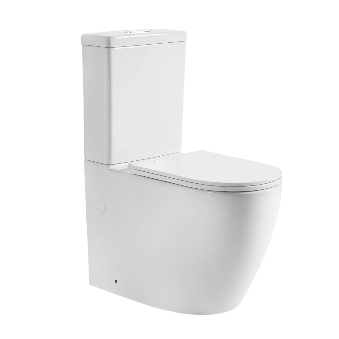 Linsol Ajax Back to Wall Rimless Toilet Suite - Image 5