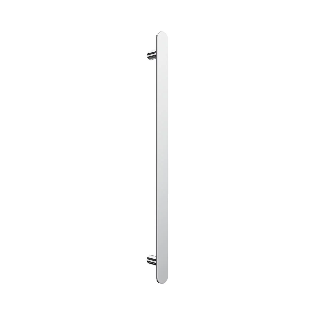 Linsol Allegra 12V Flat Bar Vertical Heated Towel Rail - Chrome