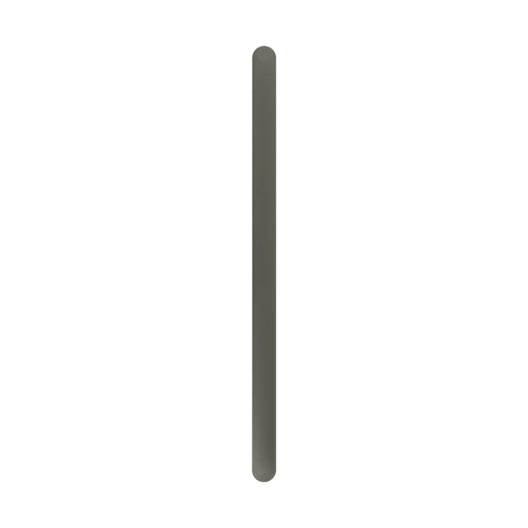 Linsol Allegra 12V Flat Bar Vertical Heated Towel Rail - Gunmetal - Image 2