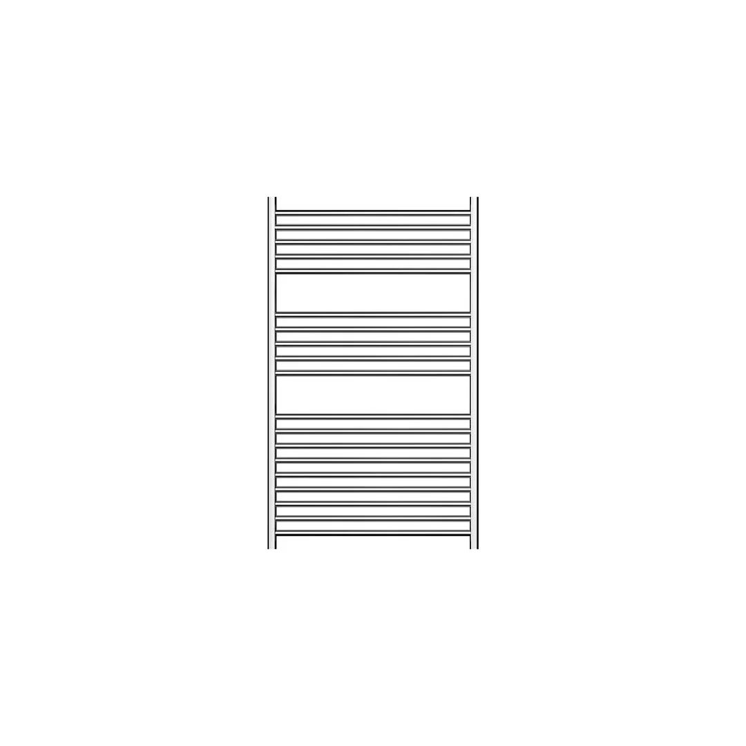 Linsol Allegra 19 Bar Wide Heated Towel Rail - Chrome - Image 2