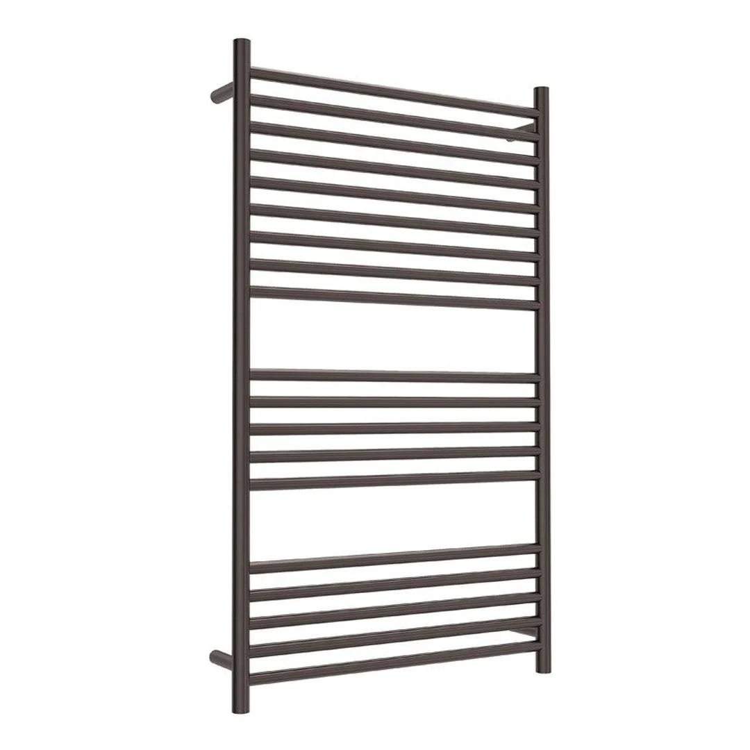 Linsol Allegra 19 Bar Wide Heated Towel Rail - Gunmetal