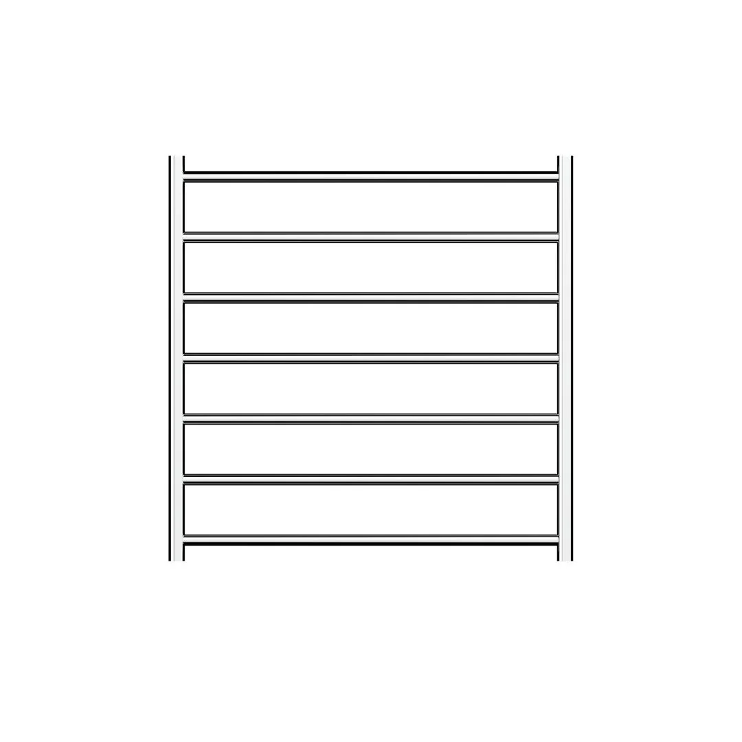 Linsol Allegra 7 Bar Heated Towel Rail - Chrome - Image 2
