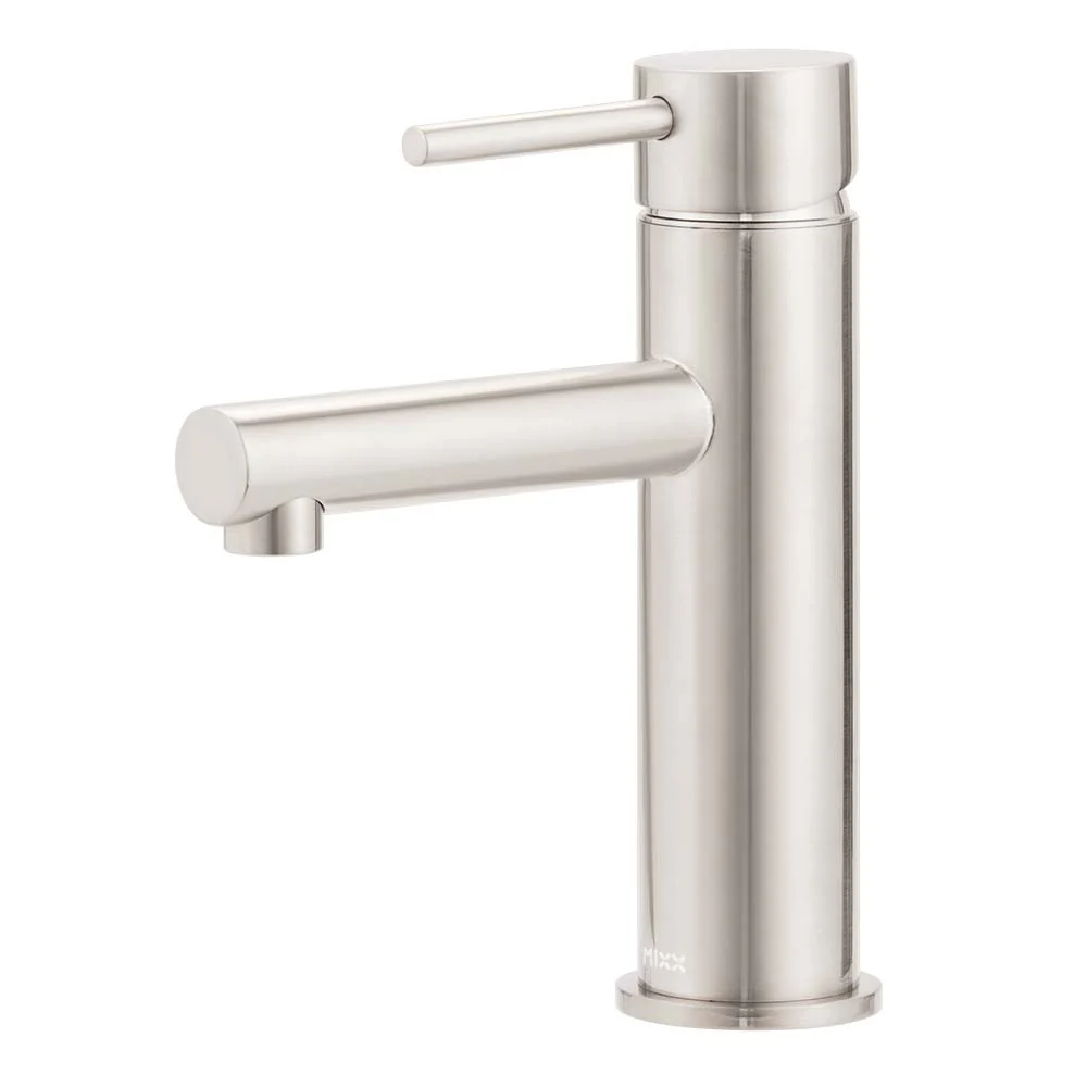 Mixx Anise Basin Mixer Straight Spout - Brushed Nickel