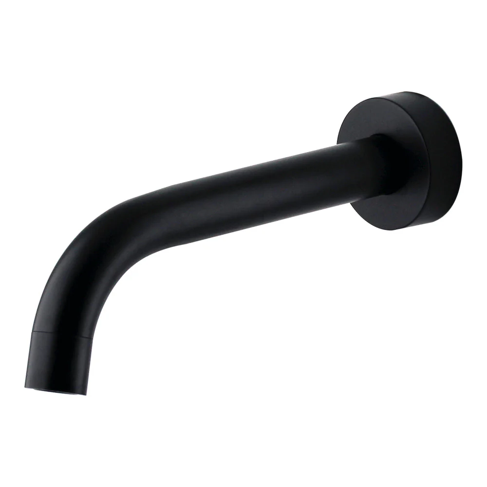 Mixx Anise Bath Spout 180mm - Matt Black
