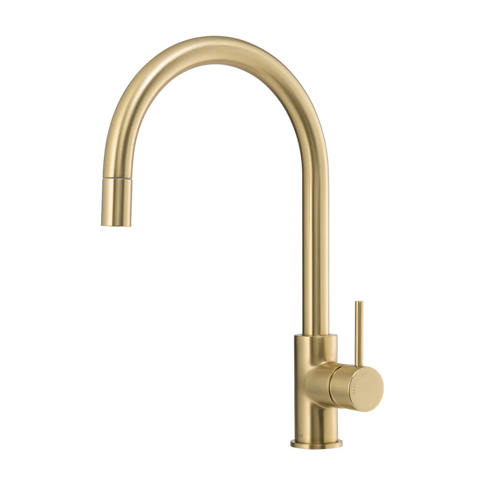 Mixx Anise Eco Pull Out Sink Mixer - Brushed Gold