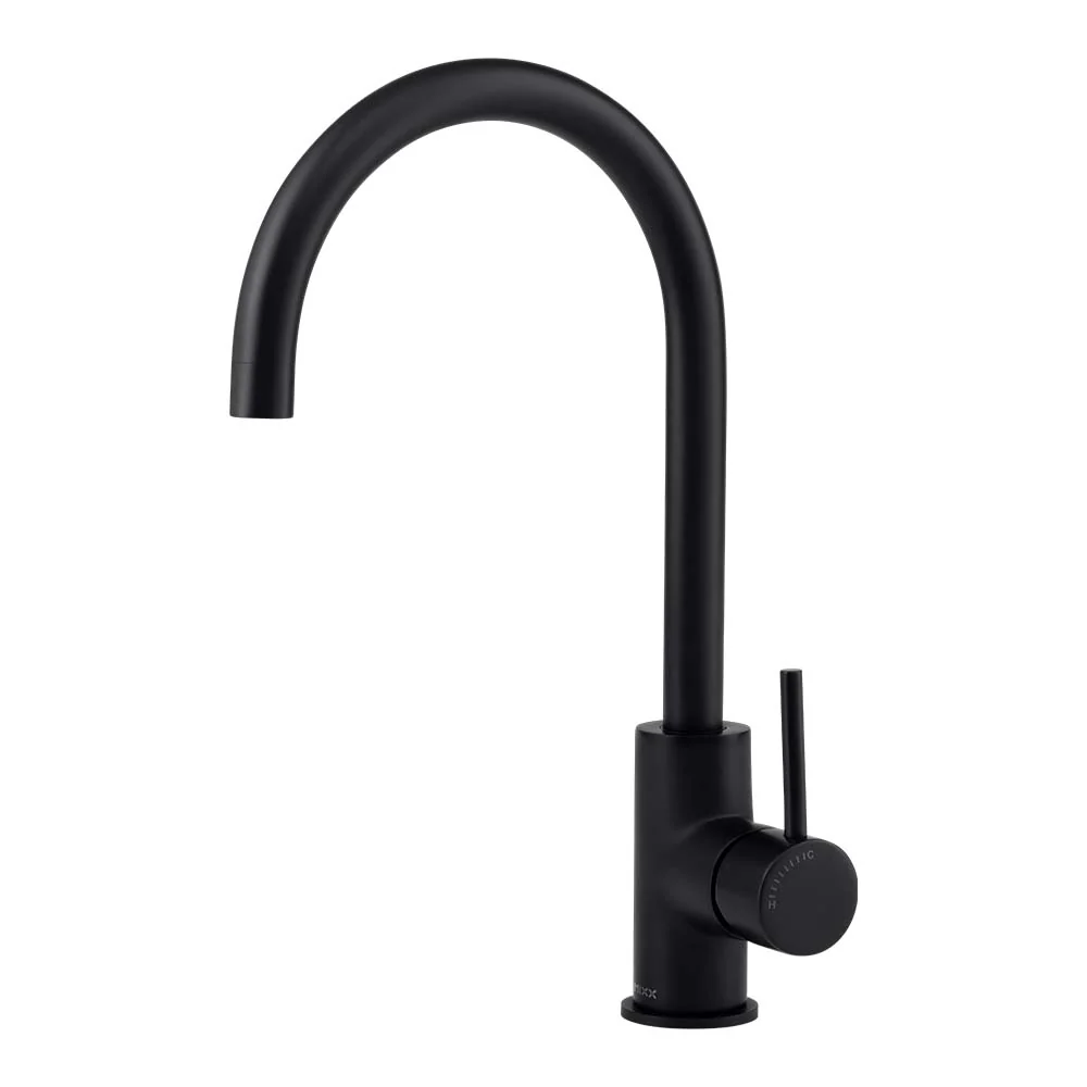 Mixx Anise Eco Round Sink Mixer - Matt Black