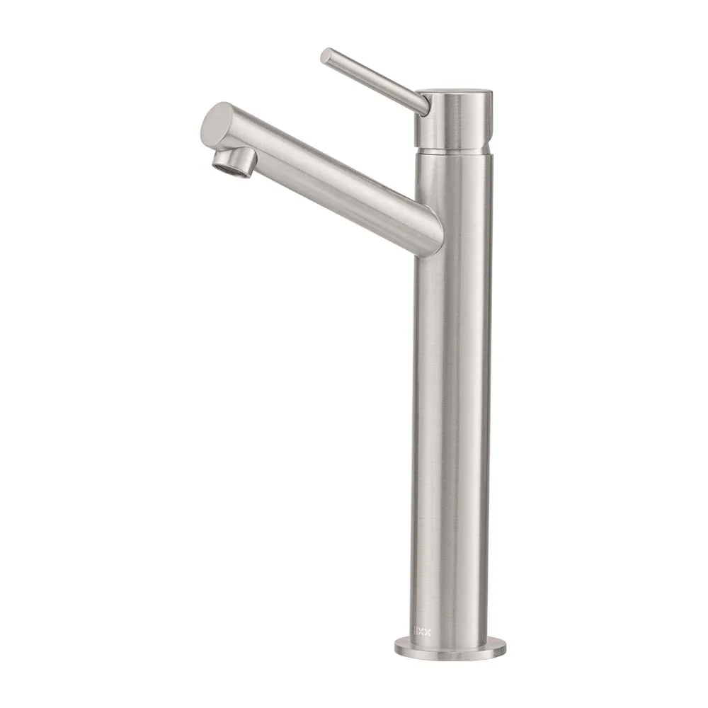 Mixx Anise Eco Tower Vessel Mixer Upswept Spout - Brushed Nickel