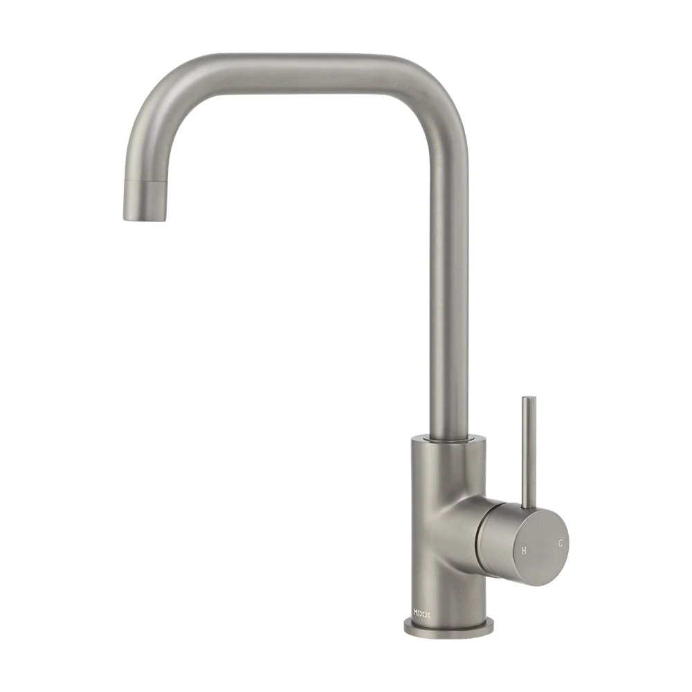Mixx Anise Gooseneck Sink Mixer - Gun Metal