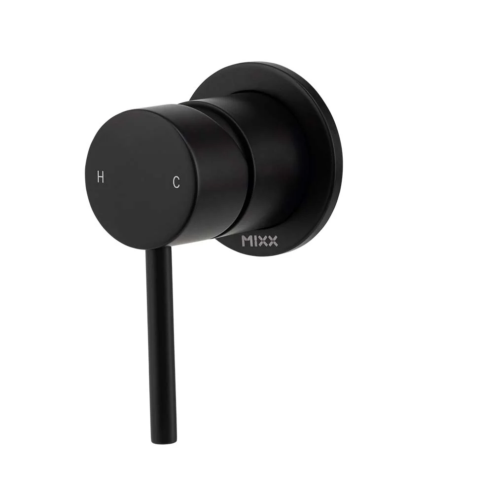 Mixx Anise Shower Mixer (60mm Backplate) - Matt Black