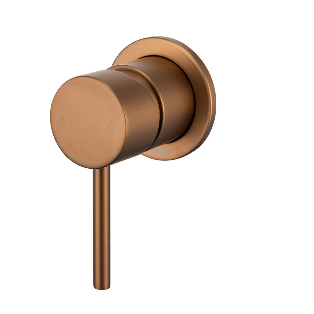 Mixx Anise Shower Mixer Trim Kit (60mm Backplate) - Brushed Bronze