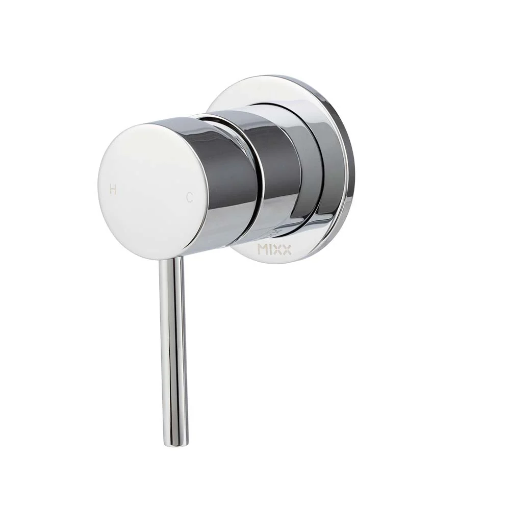 Mixx Anise Shower Mixer Trim Kit (60mm Backplate) - Chrome