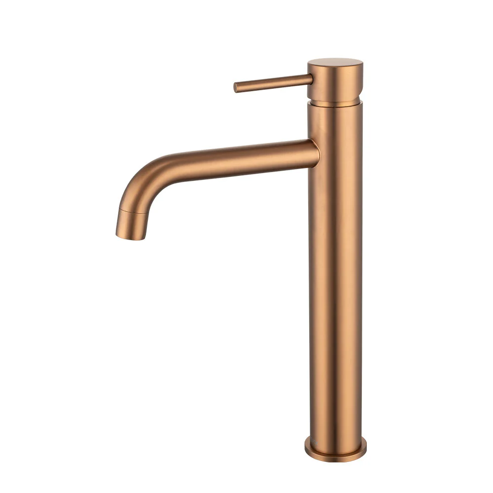 Mixx Anise Tower Vessel Mixer - Brushed Bronze