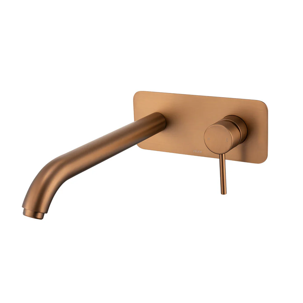 Mixx Anise Wall Tub Mixer - Brushed Bronze