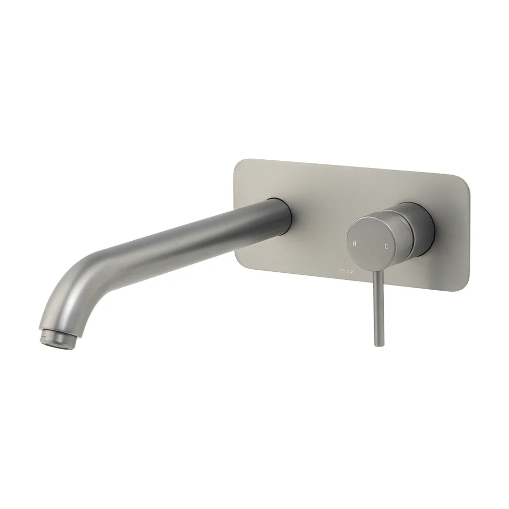 Mixx Anise Wall Tub Mixer Trim Kit - Gun Metal