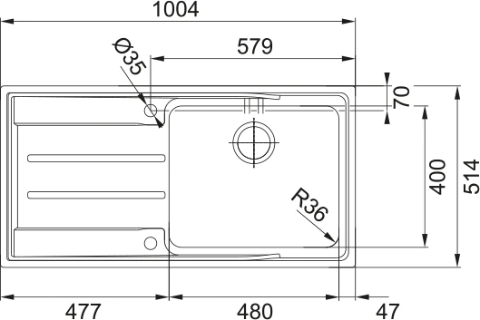 Franke Aton Single Bowl Sink - Image 4
