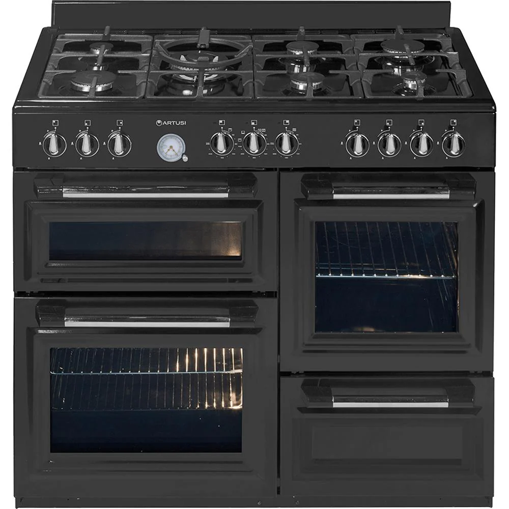 Artusi 100cm Freestanding Range Cooker - Black