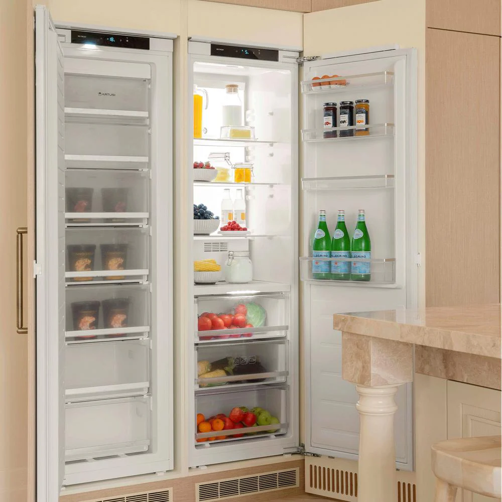 Artusi 54cm 200L Integrated Column Freezer - Image 2
