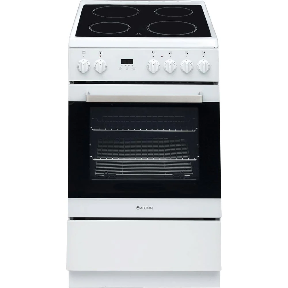 Artusi 54cm Freestanding Range Cooker - White
