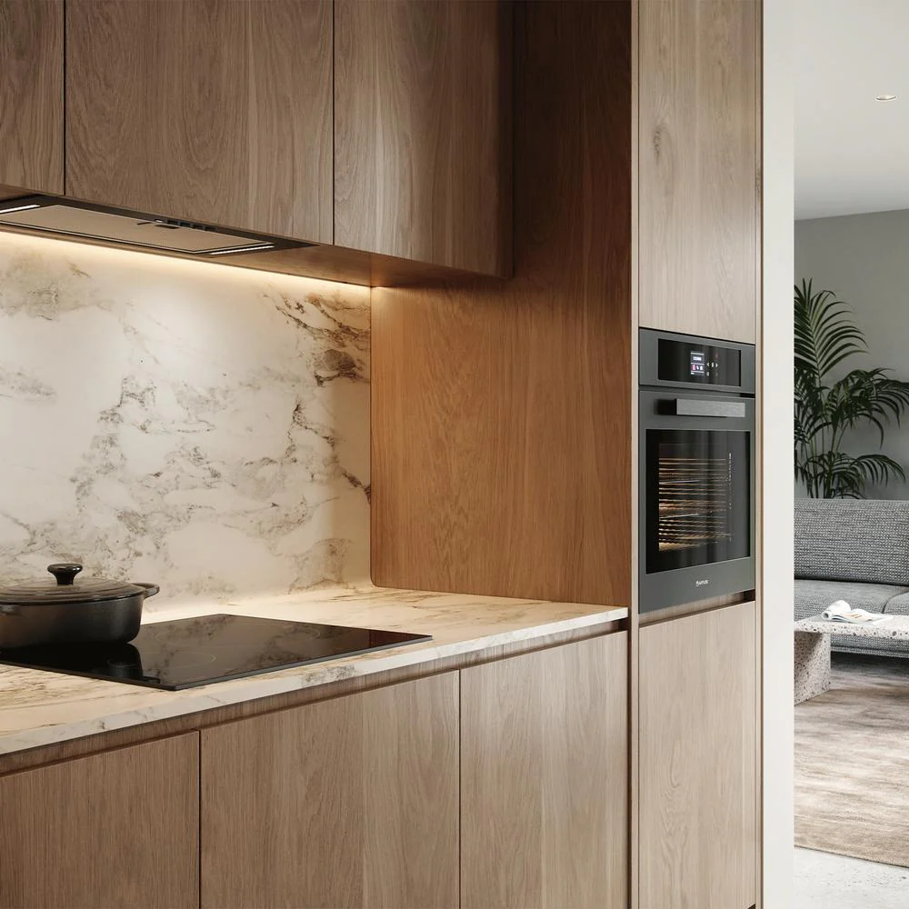 Artusi 60cm Built-in Electric Oven - Matt Black - Image 6