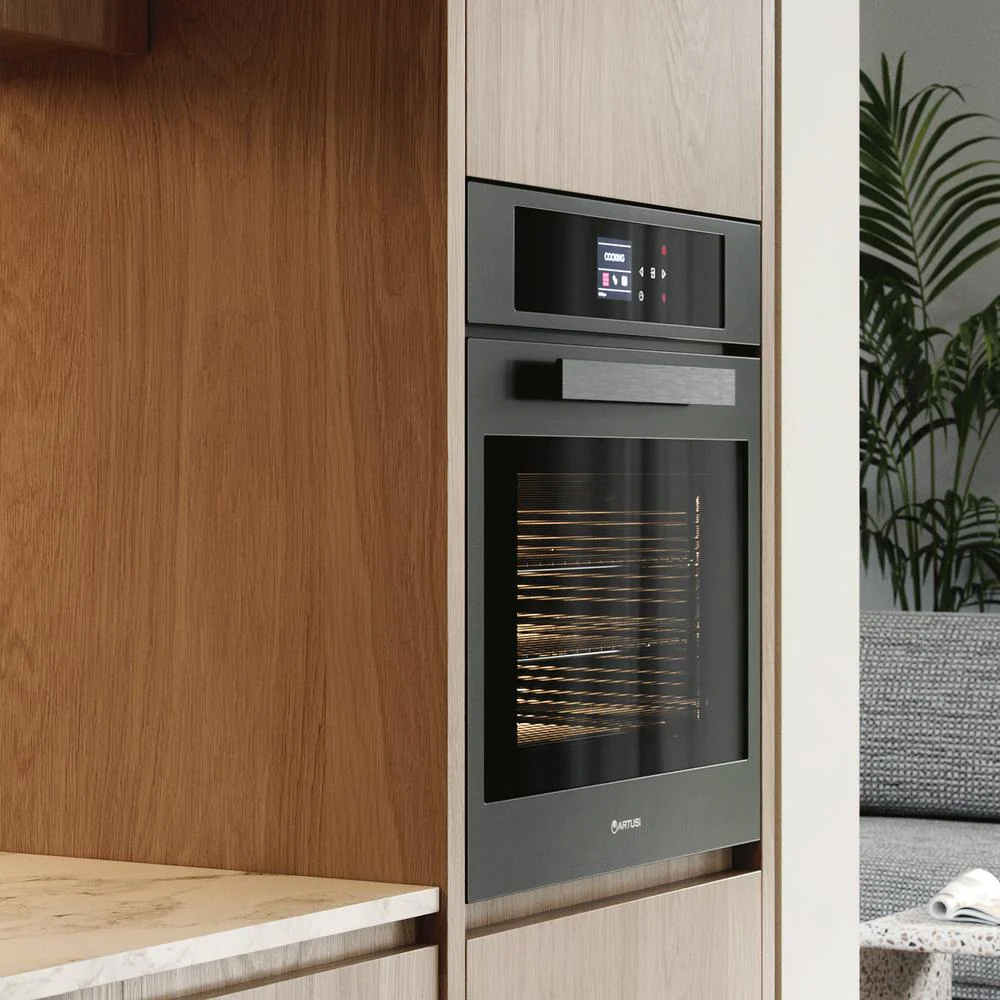 Artusi 60cm Built-in Electric Oven - Matt Black - Image 5