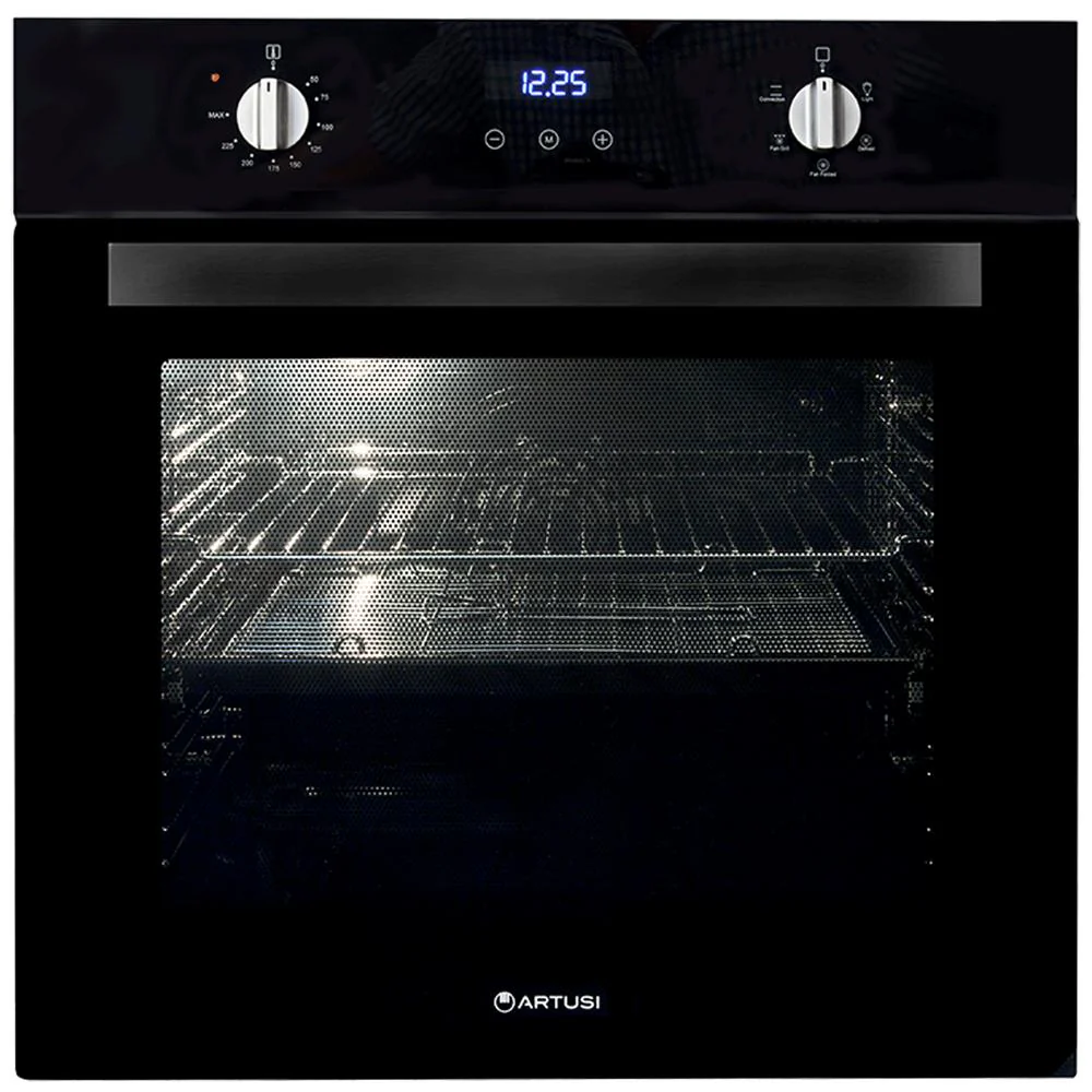 Artusi 60cm Built-in Electric Oven - Black