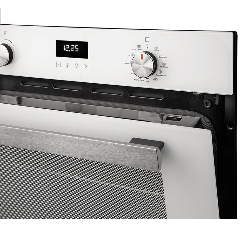 Artusi 60cm Built-in Pyrolytic Oven - White - Image 2