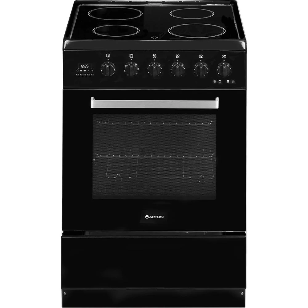 Artusi 60cm Freestanding Range Cooker - Black