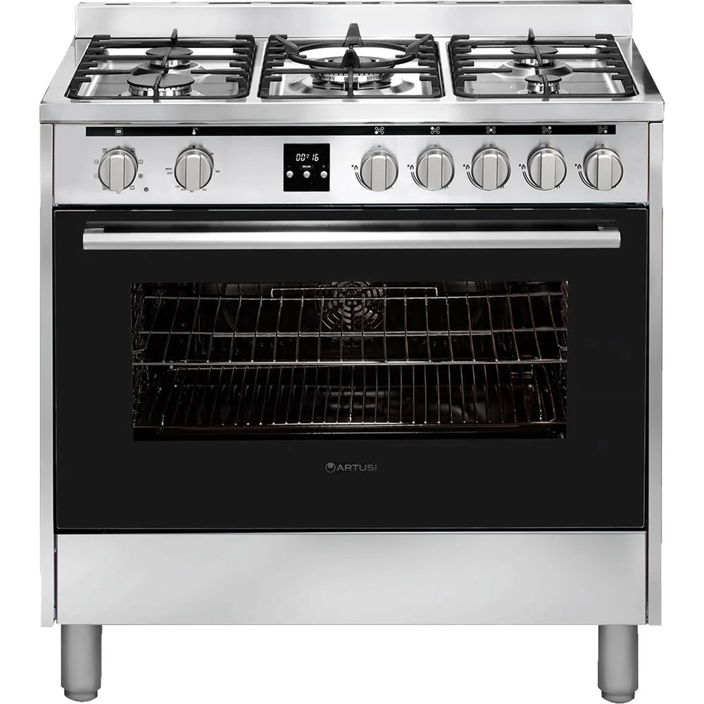 Artusi 90cm Freestanding Cooker - Matt Black