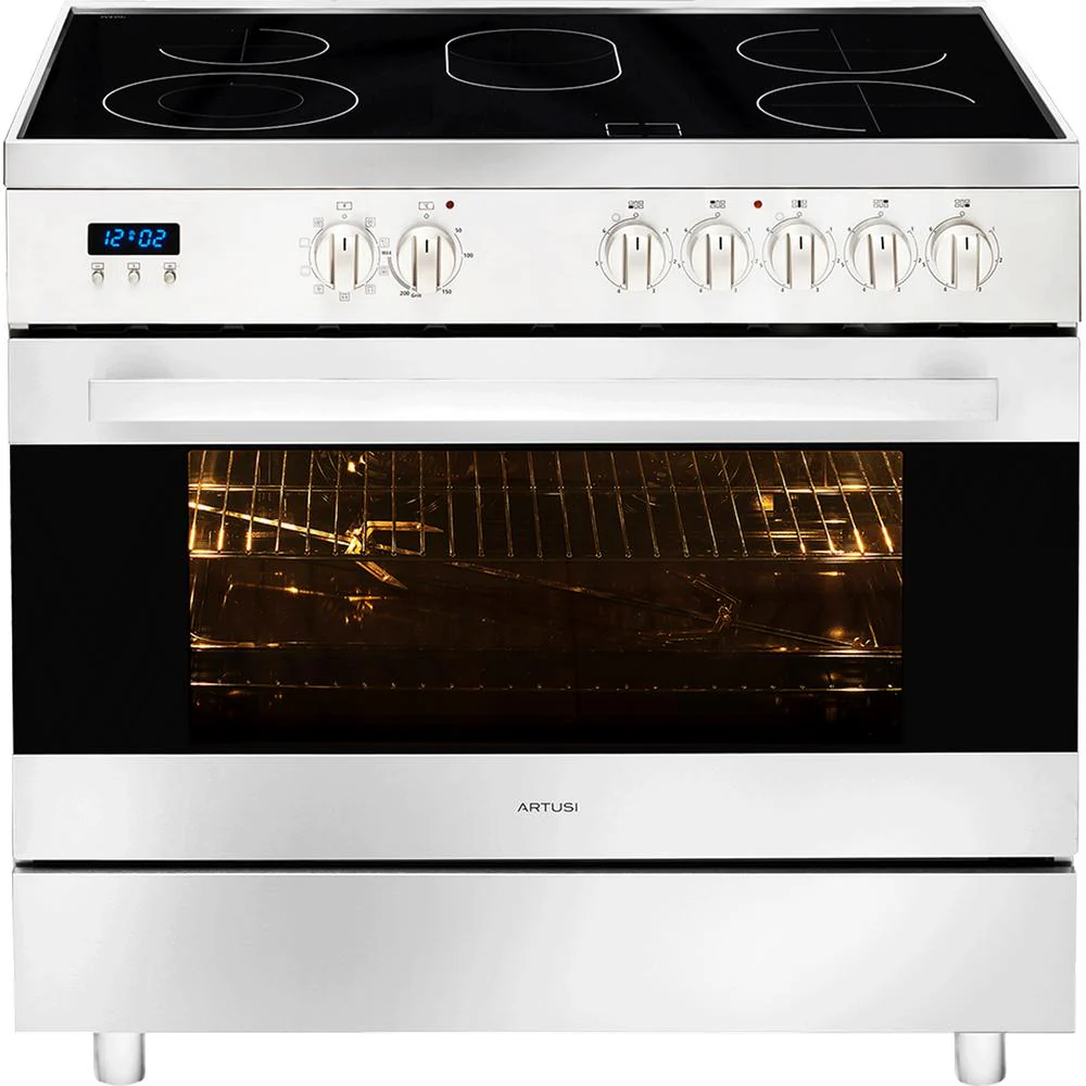 Artusi 90cm Freestanding Range Cooker - Stainless Steel