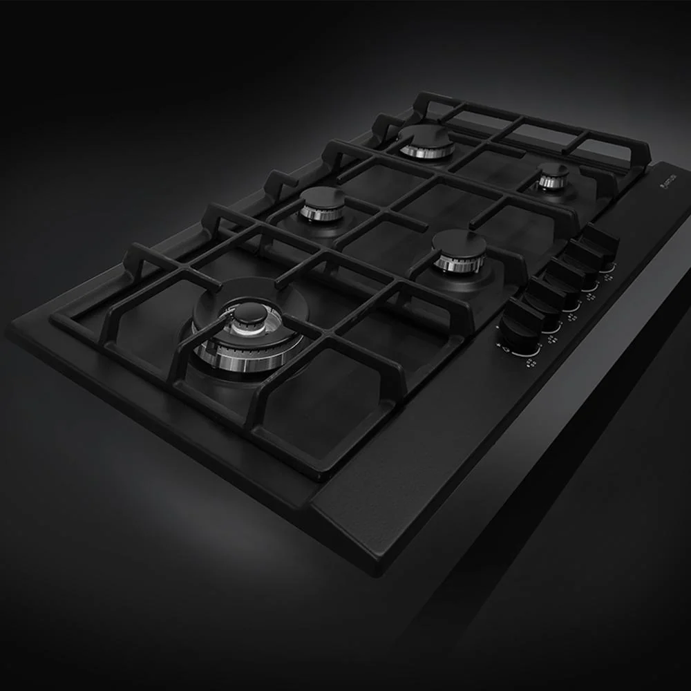 Artusi 90cm Gas Cooktop - Matte Black - Image 10