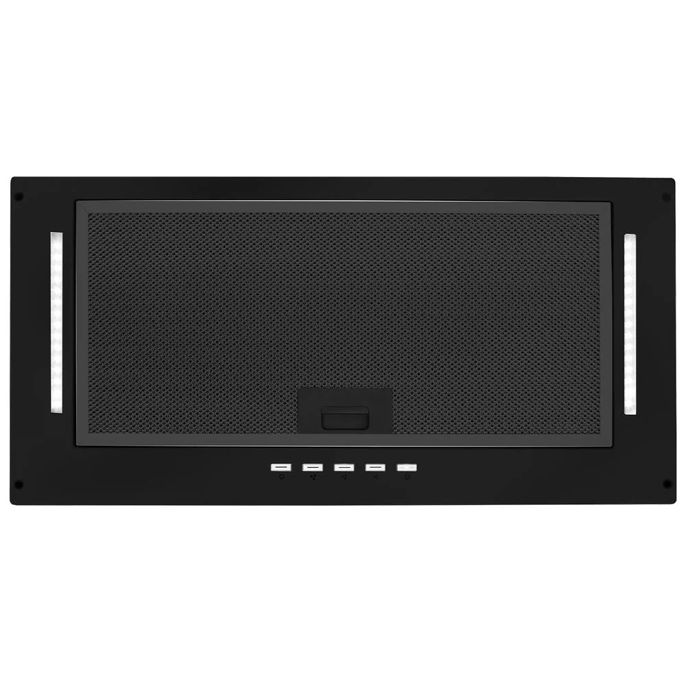 Artusi 60cm Concealed Range Hood - Black