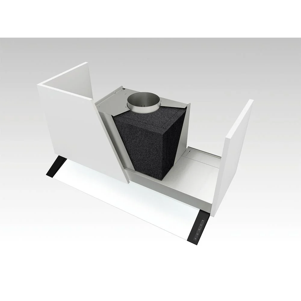 Artusi 90cm Concealed Range Hood - Matt Black - Image 2