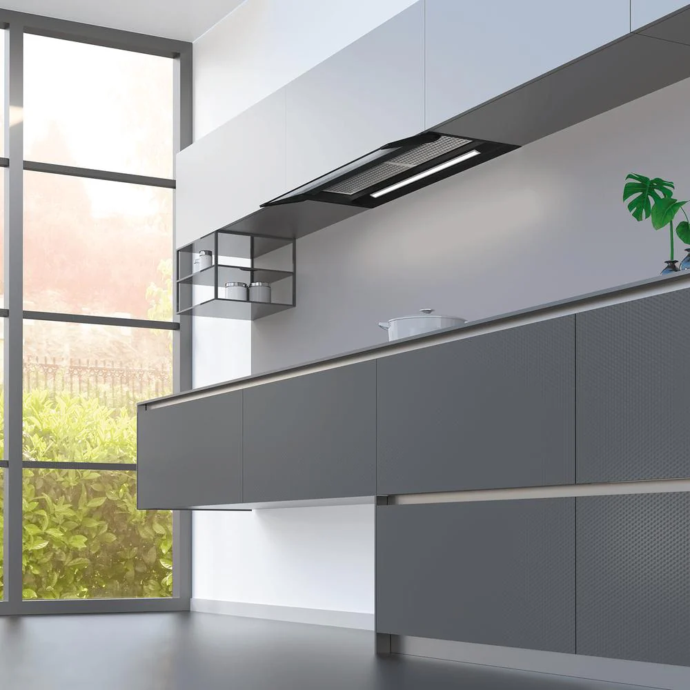 Artusi 90cm Concealed Range Hood - Matt Black - Image 4
