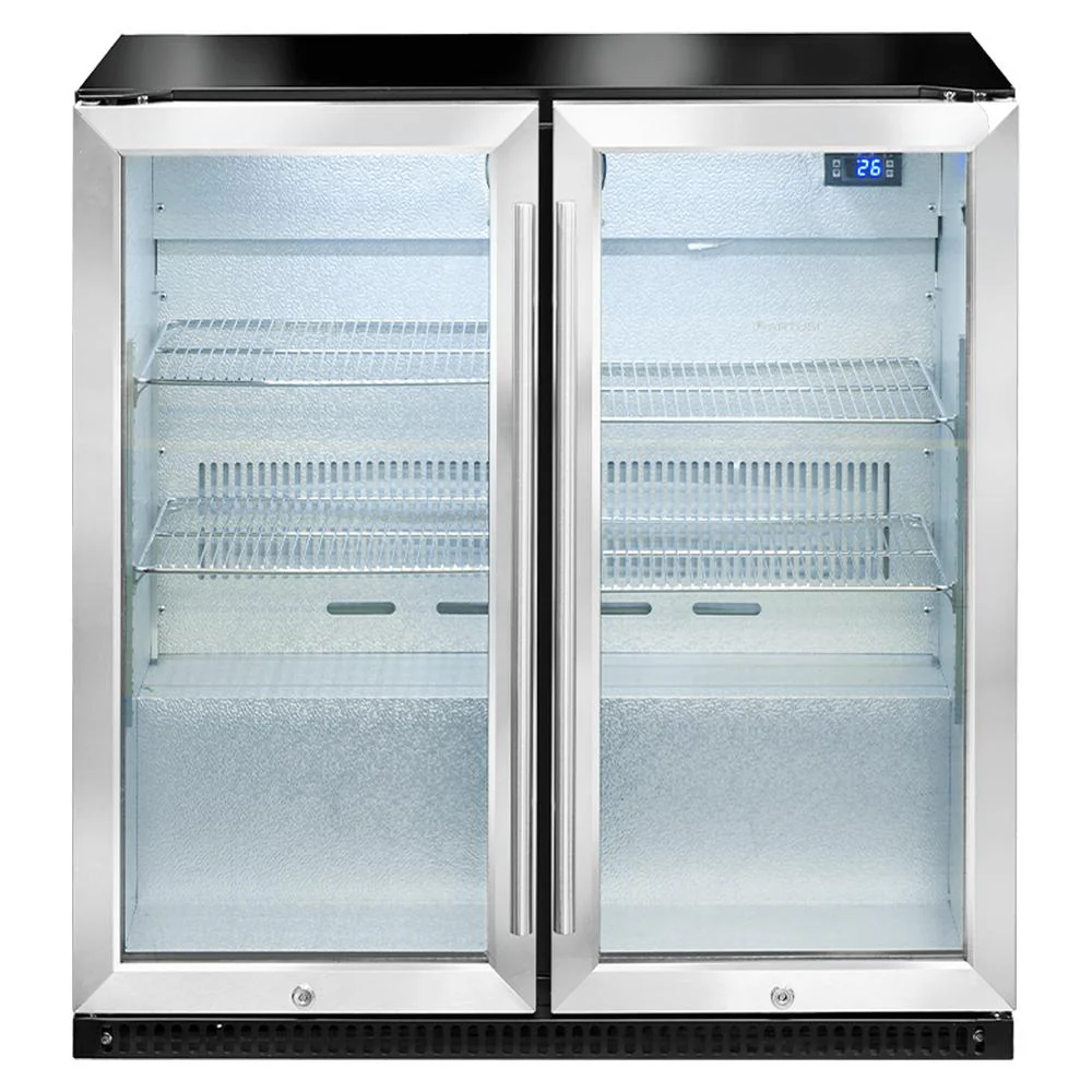 Artusi Double Door Minus 5°C Beverage Centre - Stainless Steel