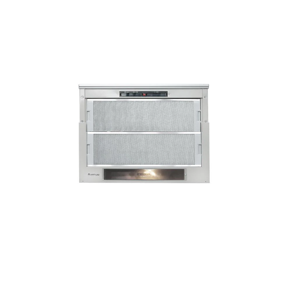 Artusi 60cm Slide Out Range Hood - Stainless Steel - Image 2