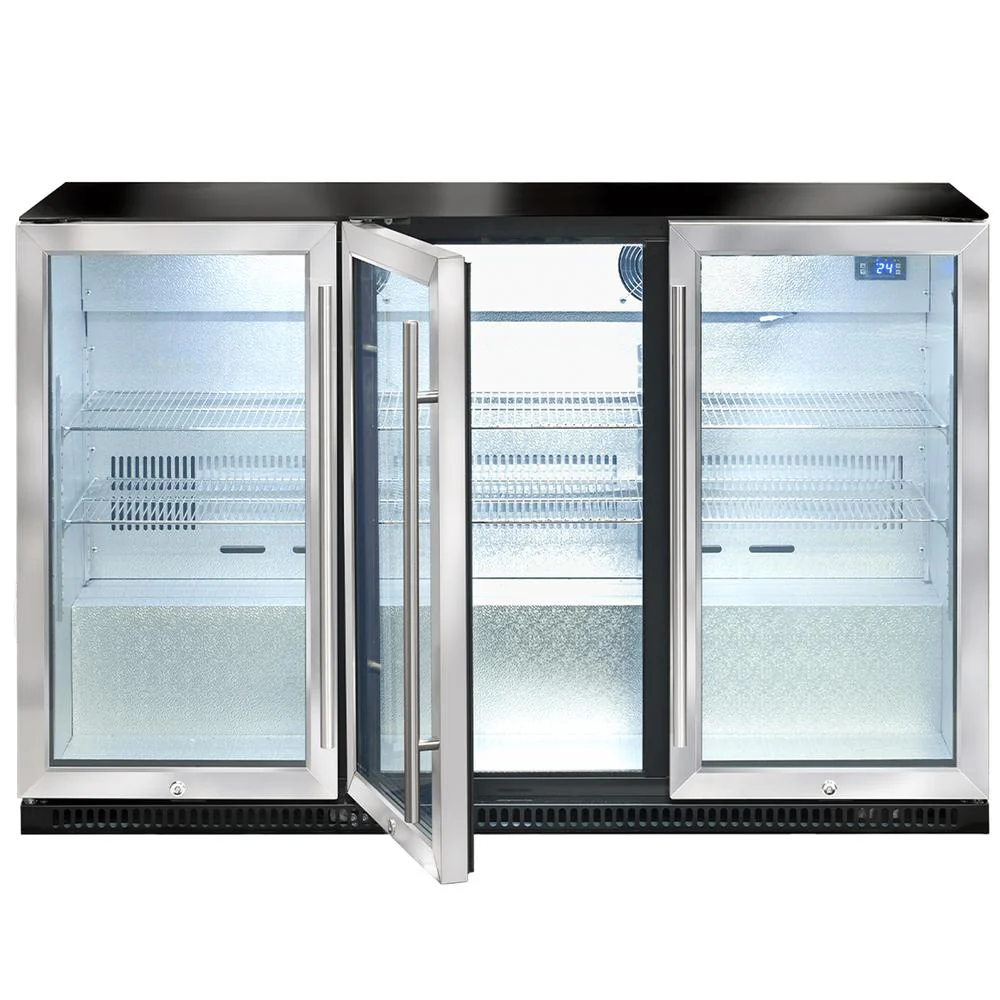 Artusi Triple Door Beverage Centre - Stainless Steel
