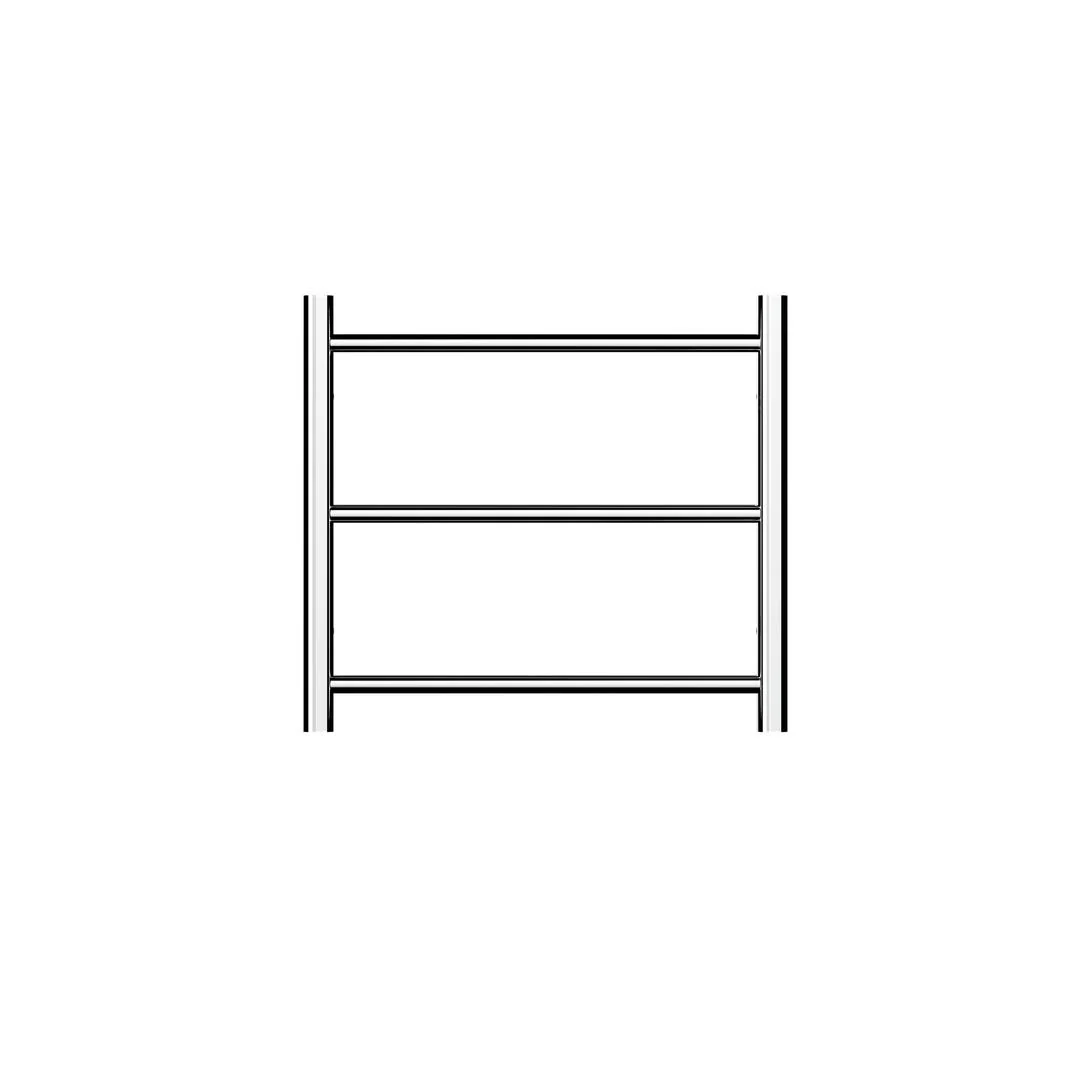 Linsol Avid 3 Bar Heated Towel Rail - Chrome - Image 2