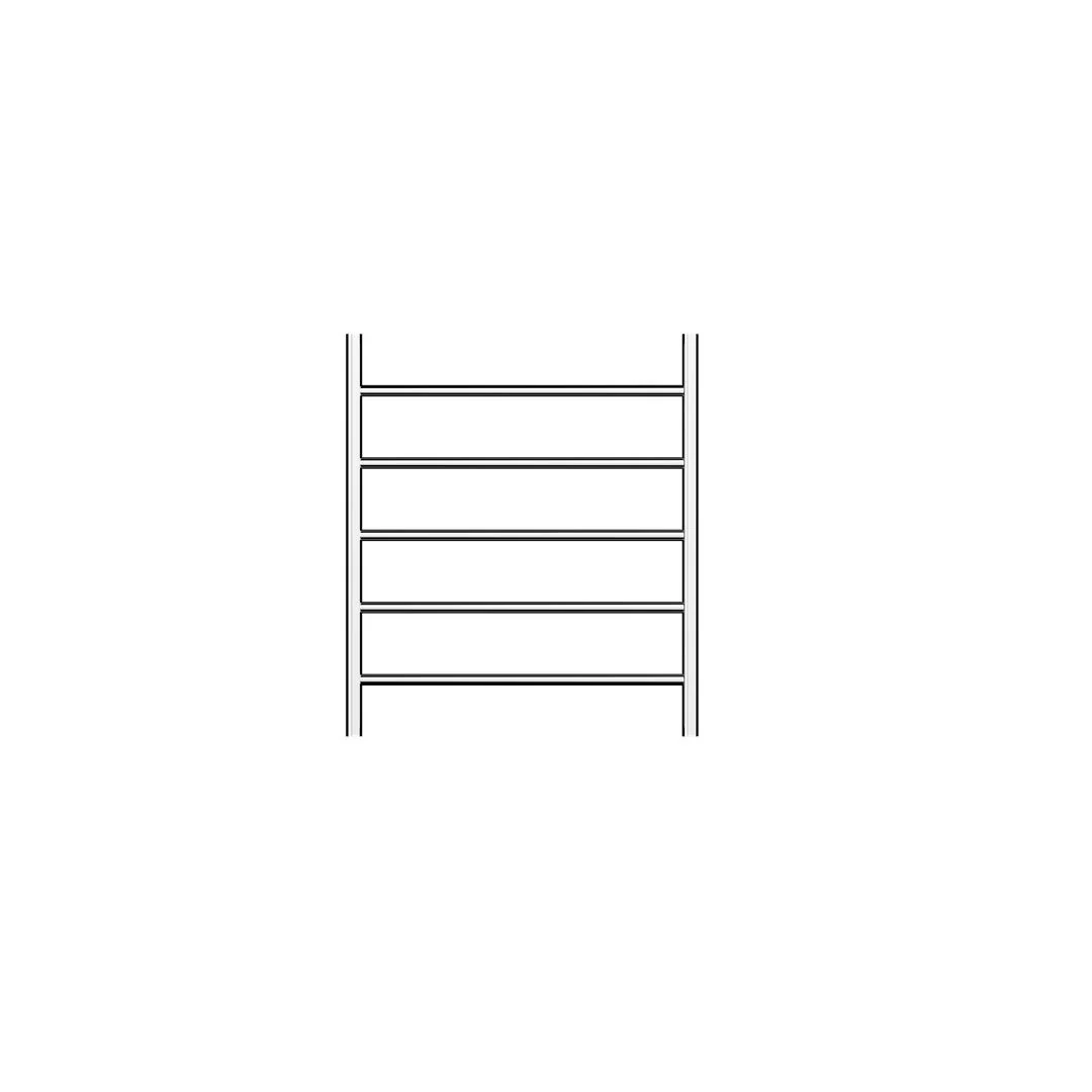 Linsol Avid 5 Bar Heated Towel Rail - Chrome - Image 2