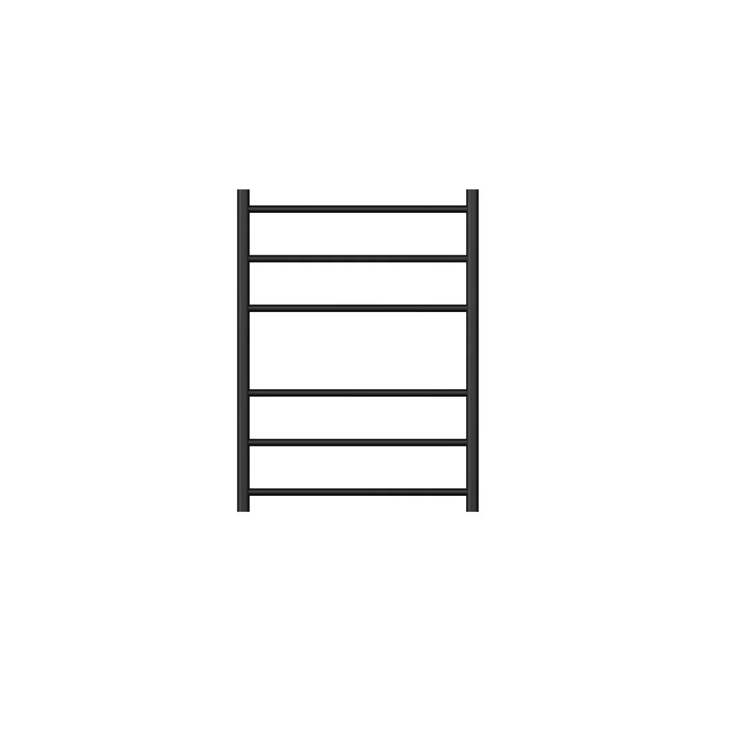 Linsol Avid 6 Bar Heated Towel Rail - Matte Black - Image 2