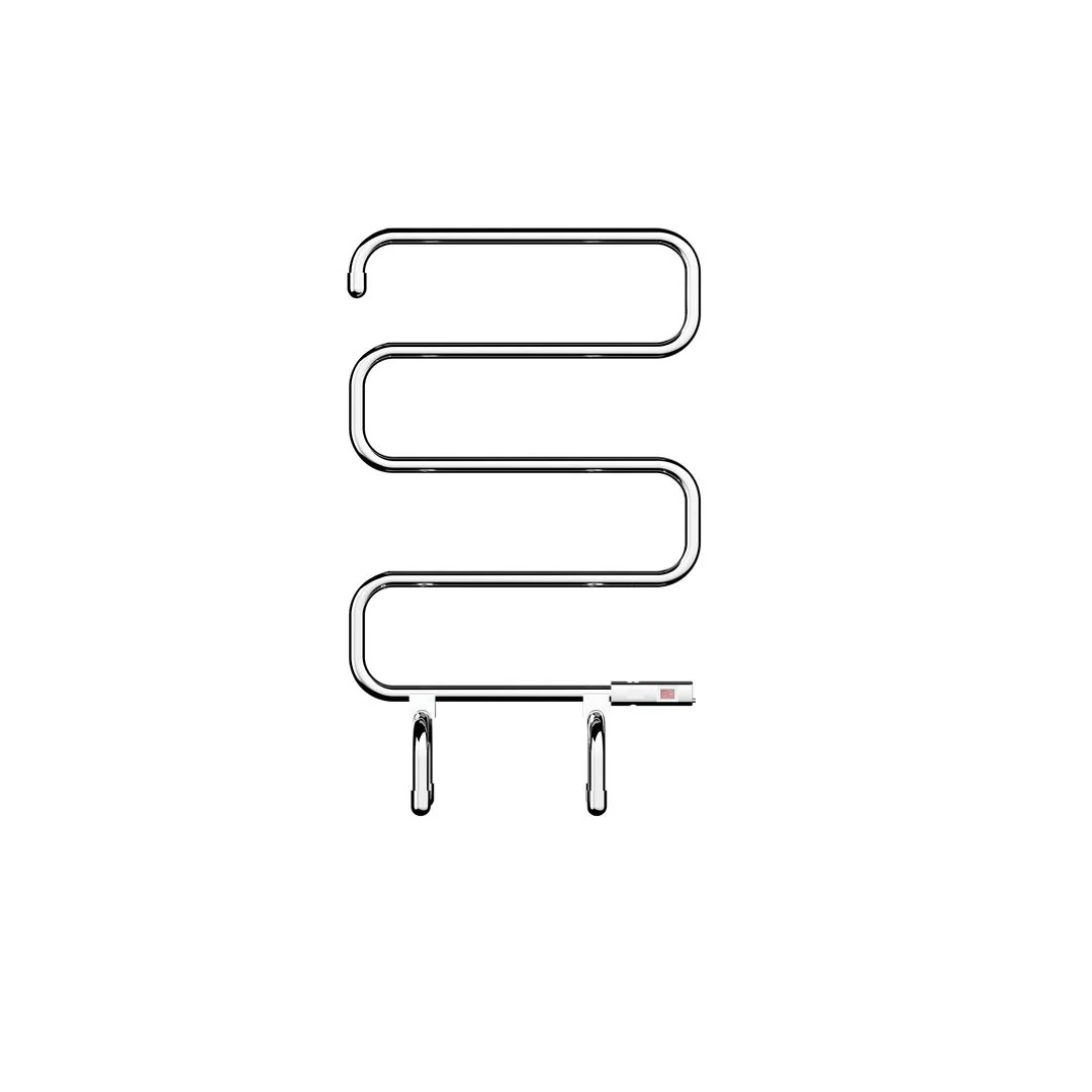 Linsol Avid Freestanding 5 Bar Heated Towel Rail - Chrome - Image 2