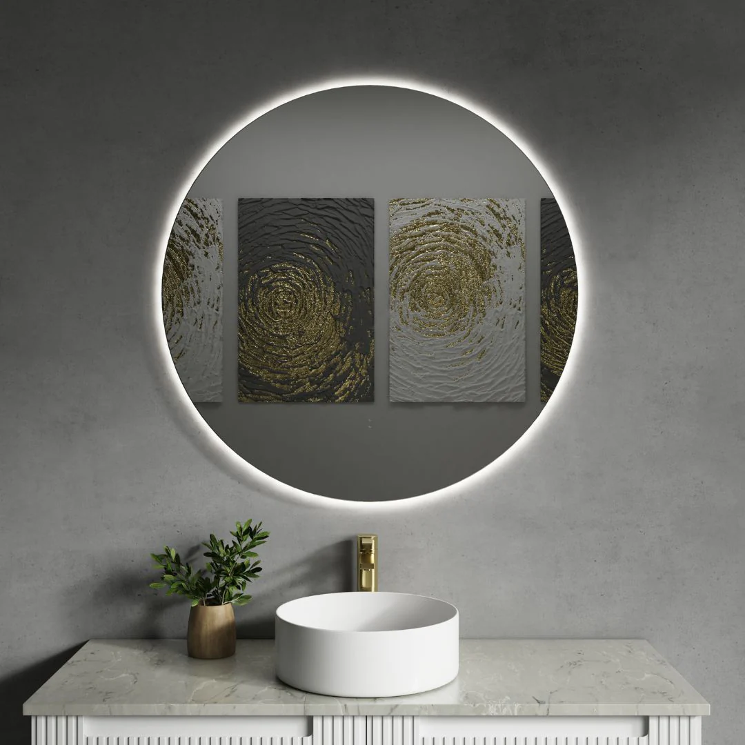 Bailey Round 700mm LED Mirror Frameless