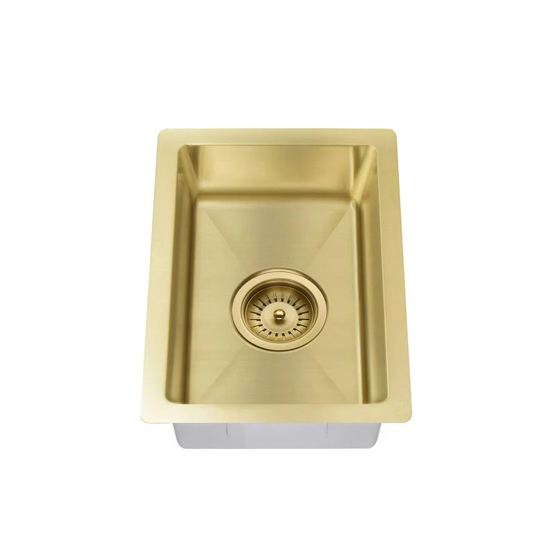 Meir Lavello Bar Kitchen Sink Single Bowl 382 x 272 - Brushed Bronze Gold - Image 6