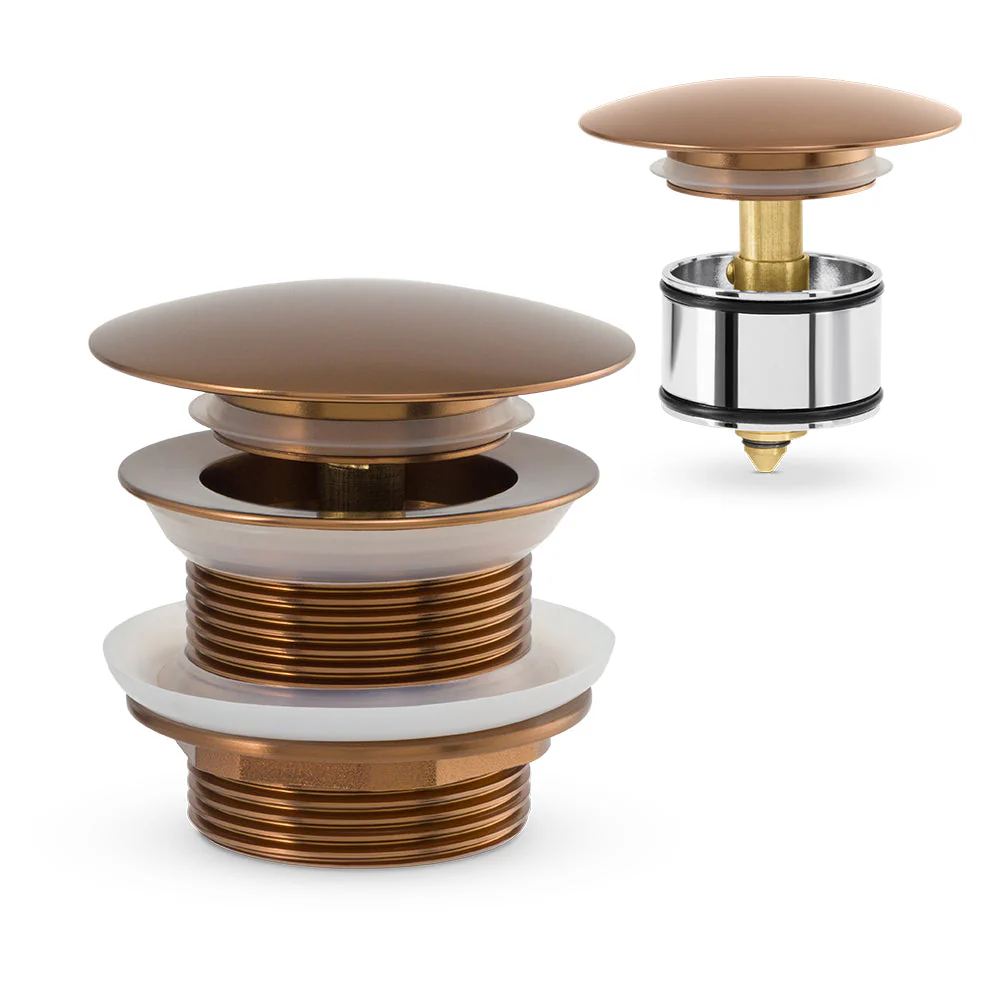 Mixx Bath Dome Pop Up Waste 40mm With Pullout Centre - Brushed Bronze