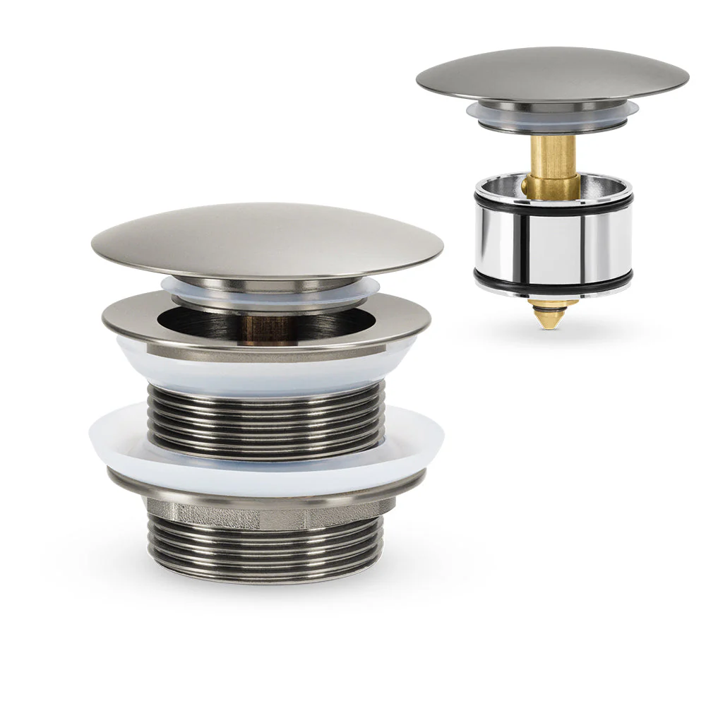 Mixx Bath Dome Pop Up Waste 40mm With Pullout Centre - Gun Metal