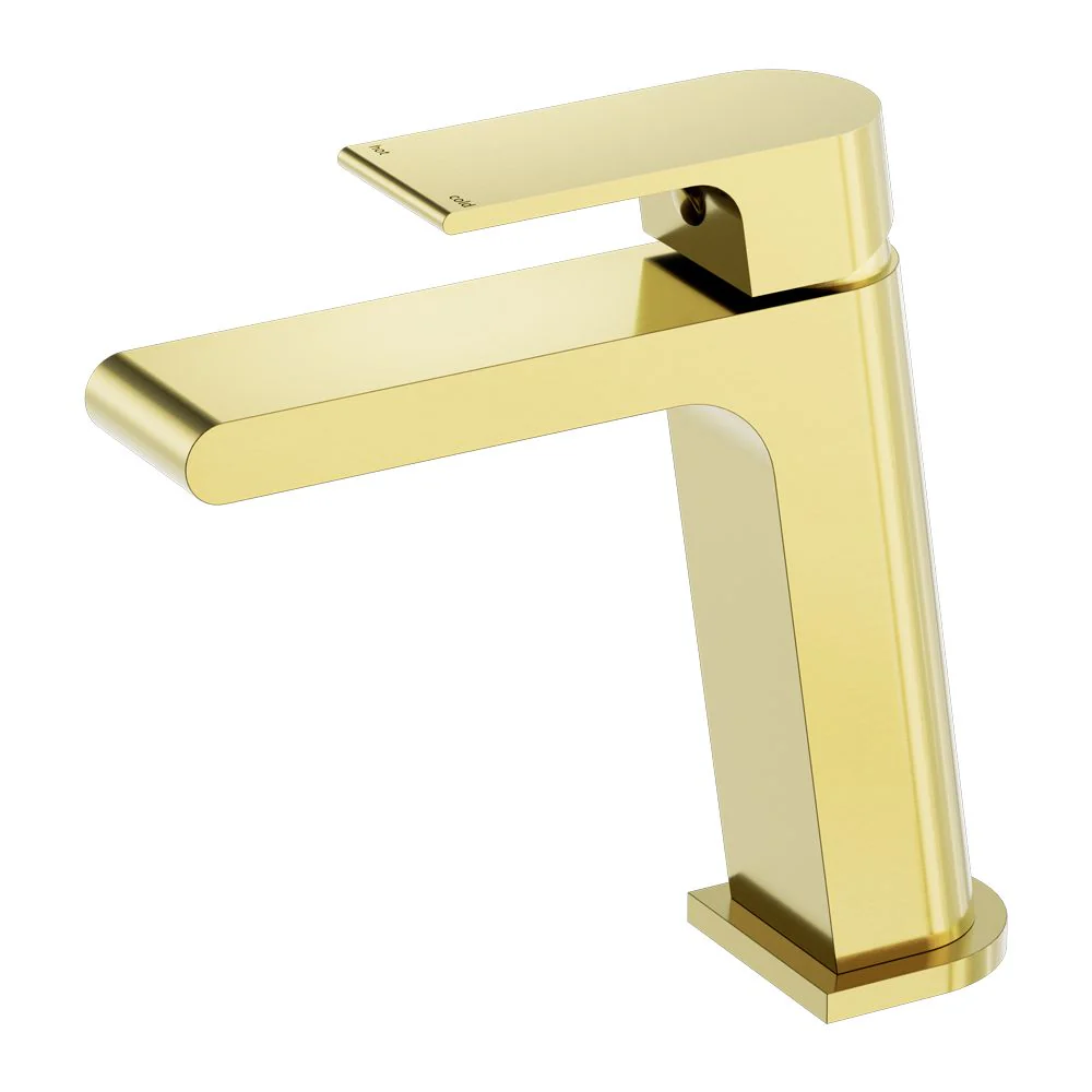 Nero Bianca Basin Mixer - Brushed Gold