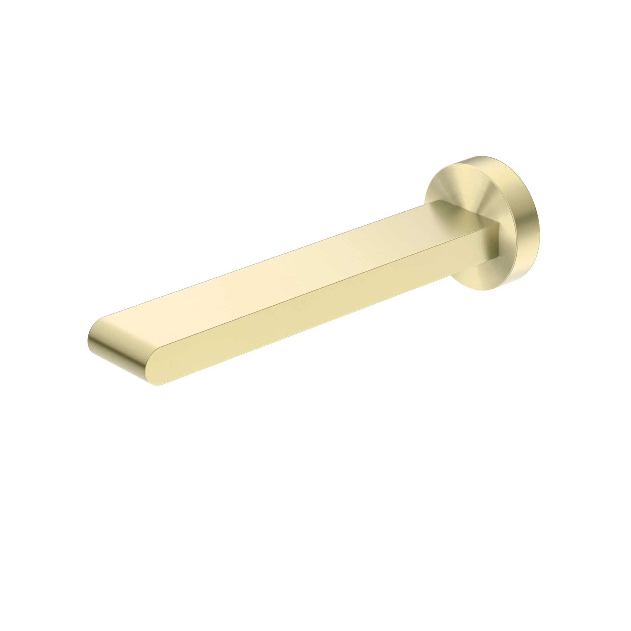 Nero Bianca Fixed Basin/Bath Spout 200mm - Brushed Gold