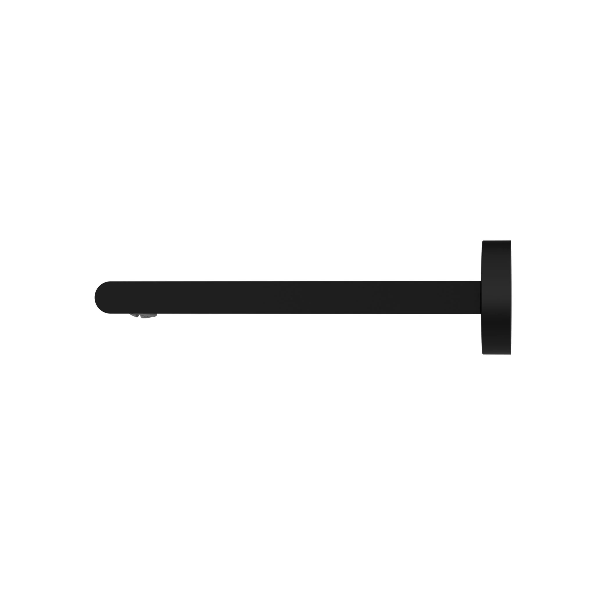 Nero Bianca Fixed Basin/Bath Spout 200mm - Black Matte - Image 2